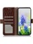 Xiaomi Redmi Note 14 5g Kılıf Timsah Dokulu Hakiki Inek Deri Telefon Cüzdan Kapağı-Kahverengi (Yurt Dışından) 2