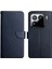 Xiaomi 15 Pro Telefon Kılıfı Orijinal Inek Nappa Doku-Mavi (Yurt Dışından) 1