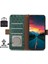 Xiaomi Redmi Note 14 4g Kılıf Için Rfıd Engelleme Hakiki Inek Devekuşu Doku-Yeşil (Yurt Dışından) 4