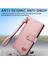 Xiaomi Redmi Note 14 Pro+ 5g Kılıf Için Rfıd Engelleme Fermuarlı Cep Deri Cüzdan Telefon Kapağı-Pembe (Yurt Dışından) 2