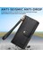 Xiaomi Poco C75 4g/redmi 14R 5G/14C 4g Durumda Rfıd Engelleme Fermuarlı Cep Deri Cüzdan Telefon Kapak-Siyah (Yurt Dışından) 2