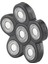 Tıraş Başlığı,erkek Elektrikli Tıraş Makinesi Başlıkları Bıçak Yedek 6 Bıçak Bald Black,siyah (Yurt Dışından) 1