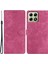 Xiaomi 14T Kılıf Için Kart Pıhtıları ile Cilt Dokunuşu Pu Deri Telefon Kapağı Stand-Gül (Yurt Dışından) 1