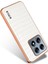 Xiaomi 14T Kılıf Galvanik Timsah Dokulu Pu+Tpu Telefon Kapağı-Beyaz (Yurt Dışından) 5