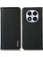 Xiaomi Redmi Note 14 Pro 5g Kılıf Hakiki Inek Deri Cüzdan Telefon Kapağı Nappa Doku-Siyah (Yurt Dışından) 1