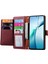 Xiaomi Redmi Note 14 5g Kılıf Için Rfıd Engelleme Fermuarlı Cep Deri Cüzdan Telefon Kapağı-Kırmızı (Yurt Dışından) 3