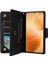 Xiaomi 14T Pro Kılıf Fermuar Cüzdan Deri Telefon Kapağı Perçin Dekor-Siyah Için (Yurt Dışından) 3