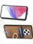 Manyetik Telefon Kılıfı Xiaomi Redmi Için 14C 4G/14R 5g/poco C75 4g Pu Deri Arka Kapak ile Kart Tutucu Halka Standı-Kahverengi (Yurt Dışından) 2