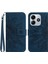 Xiaomi Redmi Note 14 5g Kılıf Ayçiçeği Deri Cüzdan Telefon Kılıfı Bilek Askılı-Koyu Mavi (Yurt Dışından) 1