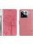 Xiaomi 15 Pro Kılıf Kedi Ağacı Desenli Flip Deri Telefon Kapağı-Pembe (Yurt Dışından) 1