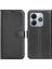Xiaomi Redmi Için Not 14 5g/14 4g Kılıf Litchi Doku Darbeye Dayanıklı Deri Cüzdan Telefon Kapağı-Siyah (Yurt Dışından) 1