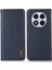 Xiaomi Redmi Note 14 Pro 5g Kılıf Hakiki Inek Deri Cüzdan Telefon Kapağı Nappa Doku-Mavi (Yurt Dışından) 1