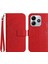 Xiaomi Redmi Note 14 5g Kılıf Ayçiçeği Deri Cüzdan Telefon Kılıfı Bilek Askılı-Kırmızı (Yurt Dışından) 1