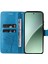Xiaomi 15 Pro Kılıf Kedi Ağacı Desenli Flip Deri Telefon Kapağı-Mavi (Yurt Dışından) 3