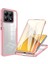 Xiaomi 14T Pro Kılıf Akrilik + Tpu Şeffaf Telefon Kılıfı, Pet Ekran Filmi-Pembe (Yurt Dışından) 1