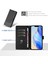 Xiaomi 15 Kılıf Baskılı Petek Rfıd Engelleme Deri Telefon Kılıfı Kayışlı-Siyah (Yurt Dışından) 3