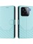 Xiaomi 15 Kılıf Baskılı Petek Rfıd Engelleme Deri Telefon Kılıfı, Kayış-Nane Yeşili Için (Yurt Dışından) 5