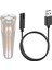 USB Kablosu, FS371 372 373 871 339 375 376 Tıraş Makinesi Güç Adaptörü USB Kablosu Şarj Kablosu Için Uygun, Siyah (Yurt Dışından) 3