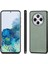 Xiaomi Redmi 14C 4G/14R 5g/poco C75 4g Karbon Fiber Doku Pu+Pc+Tpu Arka Kapak-Yeşil Telefon Kılıfı (Yurt Dışından) 4