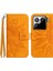 Xiaomi 15 Kılıf Ayçiçeği Baskılı Deri Cüzdan Telefon Kılıfı Bilek Kayışlı-Sarı (Yurt Dışından) 1