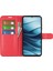 Xiaomi Redmi Note 14 5g/14 4g Kılıf Litchi Doku Darbeye Dayanıklı Deri Cüzdan Telefon Kapağı-Kırmızı (Yurt Dışından) 2