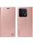 Xiaomi 14T Kılıf Cüzdan Litchi Tahıl Deri Telefon Kapağı Manyetik Otomatik Emilmiş-Gül Altın Için (Yurt Dışından) 1