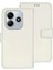 Xiaomi Redmi Note 14 5g/14 4g Crazy Horse Dokulu Deri Telefon Kılıfı-Beyaz (Yurt Dışından) 1
