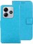 Xiaomi Redmi Note 14 5g/14 4g Crazy Horse Dokulu Deri Telefon Kılıfı-Gök Mavisi (Yurt Dışından) 1