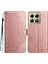 Xiaomi 14T Için Kart Yuvalı Mandala Desenli Telefon Kapağı Standı-Gül Altın (Yurt Dışından) 1