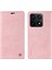 Xiaomi 14T Kılıf Cüzdan Litchi Tahıl Deri Telefon Kapağı Manyetik Otomatik Emilmiş-Pembe Için (Yurt Dışından) 1