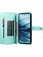 Xiaomi Redmi Için Not 14 5g/14 4g Kılıf Fermuarlı Cep Cüzdan Deri Telefon Kılıfı Sapanlar-Nane Yeşili (Yurt Dışından) 2