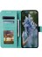 Xiaomi 15 Pro Kılıf Baskılı Totem Pu Deri Cüzdan Telefon Kapağı-Nane Yeşili (Yurt Dışından) 3