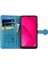 Xiaomi Redmi Için 14C 4G/14R 5g/poco C75 4g Cüzdan Çevirme Telefon Kapağı Sevimli Kedi Köpek Desen-Mavi (Yurt Dışından) 2