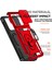 Xiaomi 14T Pro Kılıf Pc+Tpu Telefon Kapak Lensi Üstün Koruma Standı-Kırmızı (Yurt Dışından) 5