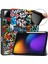 Xiaomi Pad 7 Pro / Pad 7 Desen Baskı Üç Katlı Deri + Kalem Tutucu-Graffiti ile Tpu Kapak Için (Yurt Dışından) 2