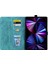 Xiaomi Pad 7 Kılıf Flip Deri Telefon Kapağı Için Kiraz Çiçeği Kedi Baskılı-Yeşil (Yurt Dışından) 2