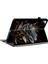 Xiaomi Pad 7 Pro / Pad 7 Desenli Baskılı Kart Yuvalı Tablet Kılıfı-Siyah Gül (Yurt Dışından) 4