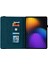 Xiaomi Pad 7 Pro / Pad 7 Kılıf Kart Tutucu Çizilmez Deri Kapak Gül Çiçek Baskı-Gül (Yurt Dışından) 2