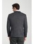 Aimame Erkek Koyu Lacivert Mono Yaka Örme Esnek Likralı Kumaş Blazer Ceket 5