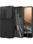 Galaxy S25 Ultra ile Uyumlu Kamera Korumalı Kılıf Optik Armor Hava Kanalı Teknolojisi™ Askeri Sınıf Koruma Black Dokulu Yüzey Kapak - ACS08969 2