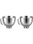 Kitchenaid Için 2x Paslanmaz Çelik Kase 4,5-5 Quart Eğimli Kafa Stand Mikser, Kitchenaid Mikser Kasesi Için, Bulaşık Makinesinde Yıkanabilir (Yurt Dışından) 1