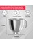 Kitchenaid Classic&artisan Serisi Için 2x Paslanmaz Çelik Kase 4.5-5 Qt Açılır Kafalı Mikser, 5 Quart 304 Paslanmaz Çelik Kase (Yurt Dışından) 4