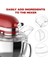 Kitchenaid 4,5-5 Quart Mikser Kasesi Için Dökme Kalkanı, Kitchenaid Aid Devrilebilir Kafalı Stand Mikserler Için Şeffaf Güvenlik Kalkanı (Yurt Dışından) 2