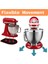 Kitchenaid Stand Mikser Için Mikser Kaydırıcı Mat ve Kitchenaid Mikser Için Mutfak Aletleri Için 3'lü Paket Kablo Düzenleyici (Yurt Dışından) 5
