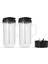 Magic Bullet 250W MB1001 Blenderler Için Blender Bardakları 22OZ ve Bıçak Değiştirme Seti (2 Kap/contalı Çıkarıcı Bıçağı) (Yurt Dışından) 1