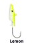 Salt Eel 8.5gr Jighead - LEMON 1