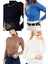Nisum 4\'lü Paket Triko Balıkçı Yaka Kazak Camel,siyah,beyaz ve Mavi 1