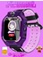 Q500/2021 IP67 Akıllı Çocuk Takip Saati Mor 1