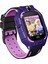 Q500/2021 IP67 Akıllı Çocuk Takip Saati Mor 3