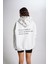 Oversize Kapüşonlu Unisex Eye Sweat Beyaz 5